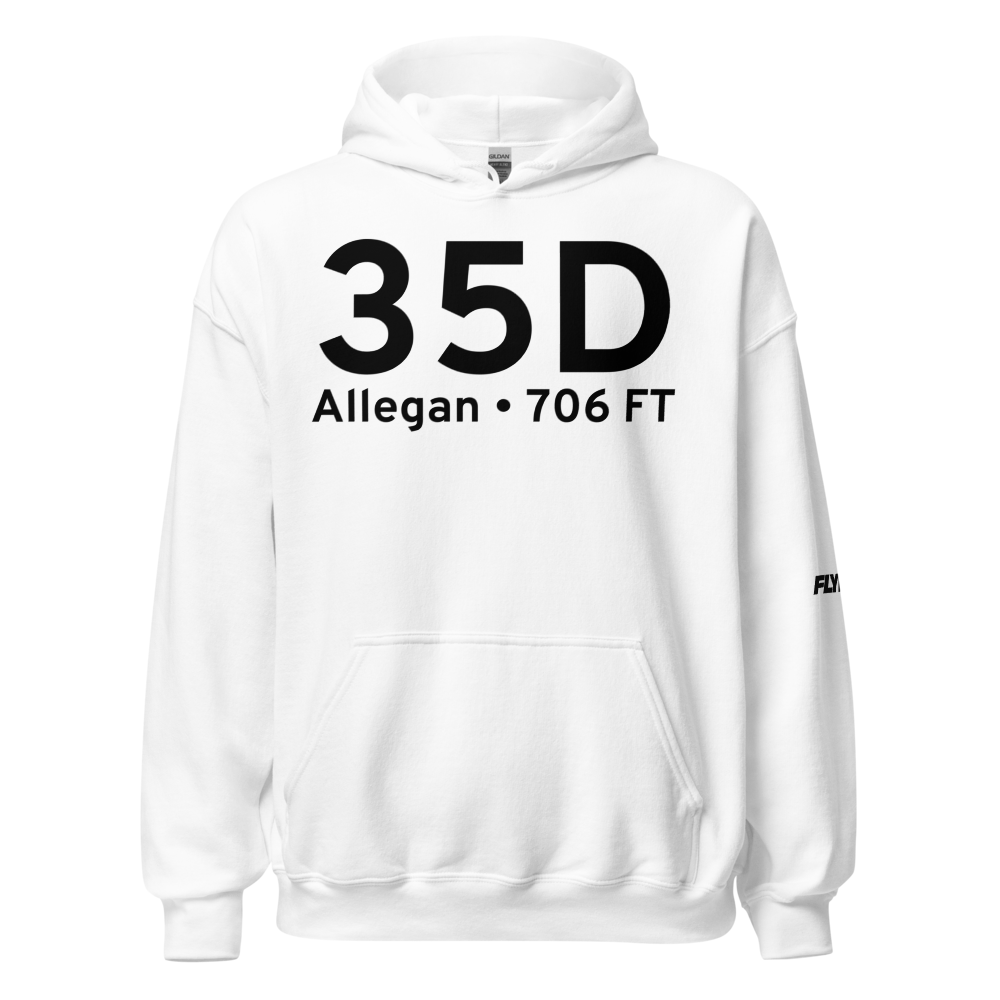 Allegan (K35D) Airport Hoodie Sweatshirt 