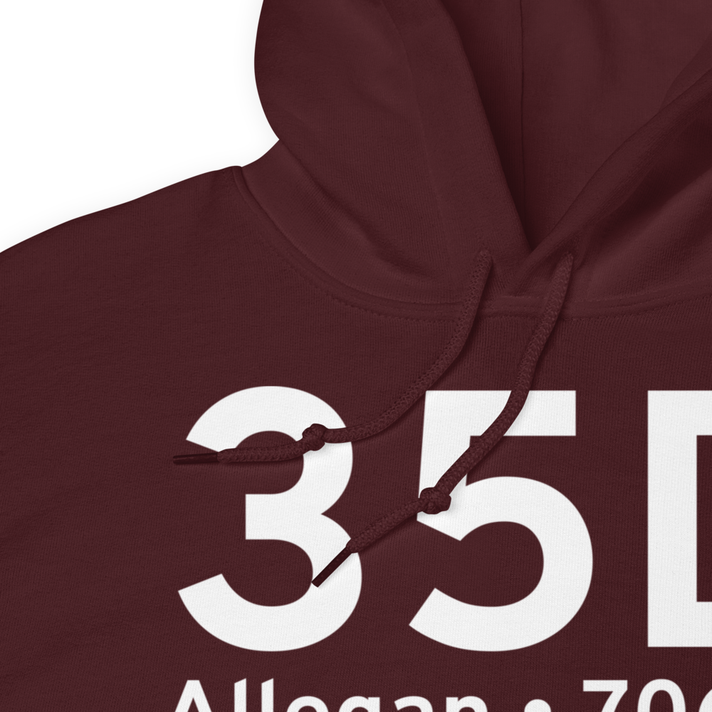 Allegan (K35D) Airport Hoodie Sweatshirt 