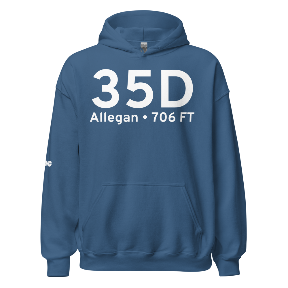 Allegan (K35D) Airport Hoodie Sweatshirt 