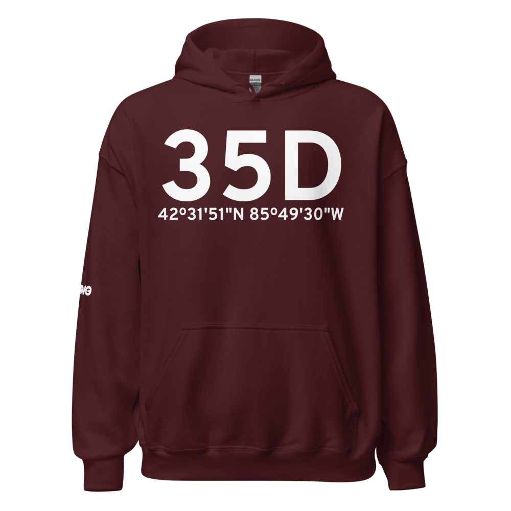 Allegan (K35D) Airport Hoodie Sweatshirt 