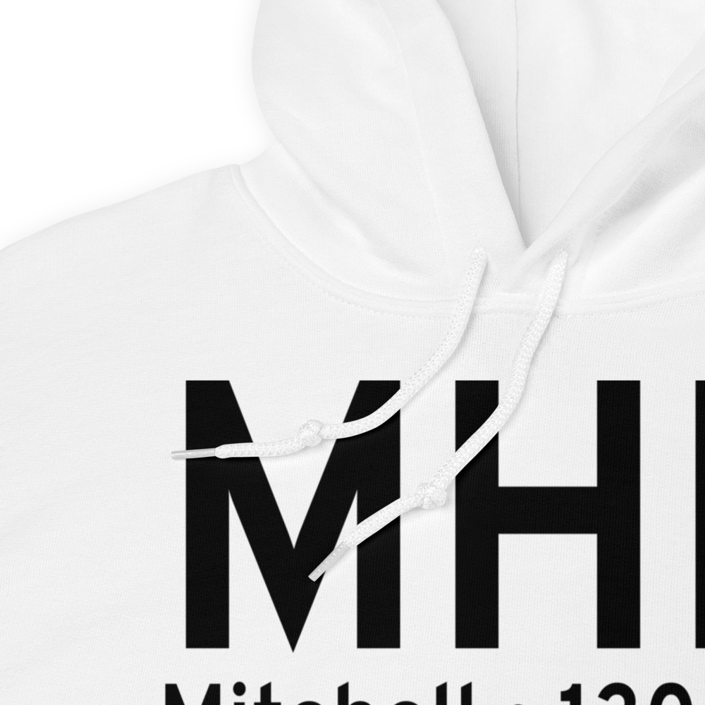 Mitchell (KMHE) Airport Hoodie Sweatshirt 