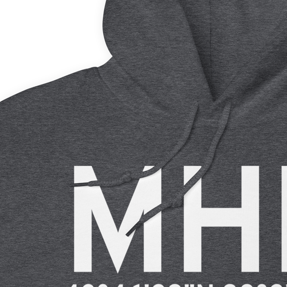 Mitchell (KMHE) Airport Hoodie Sweatshirt 