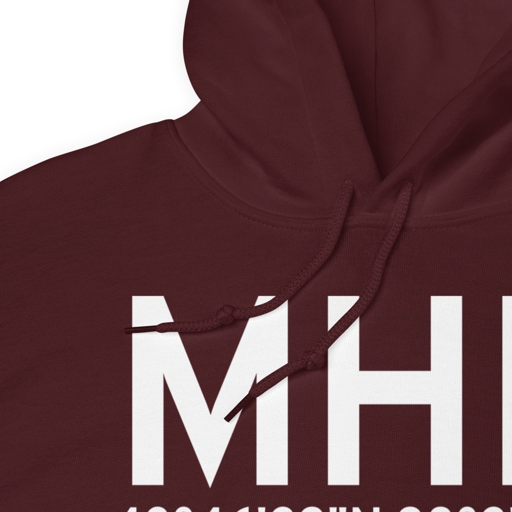 Mitchell (KMHE) Airport Hoodie Sweatshirt 
