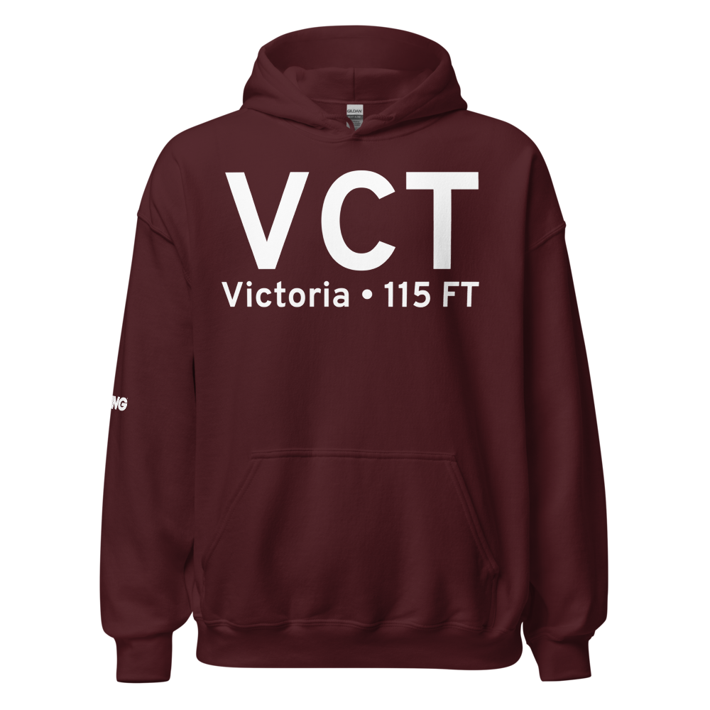 Victoria (KVCT) Airport Hoodie Sweatshirt 