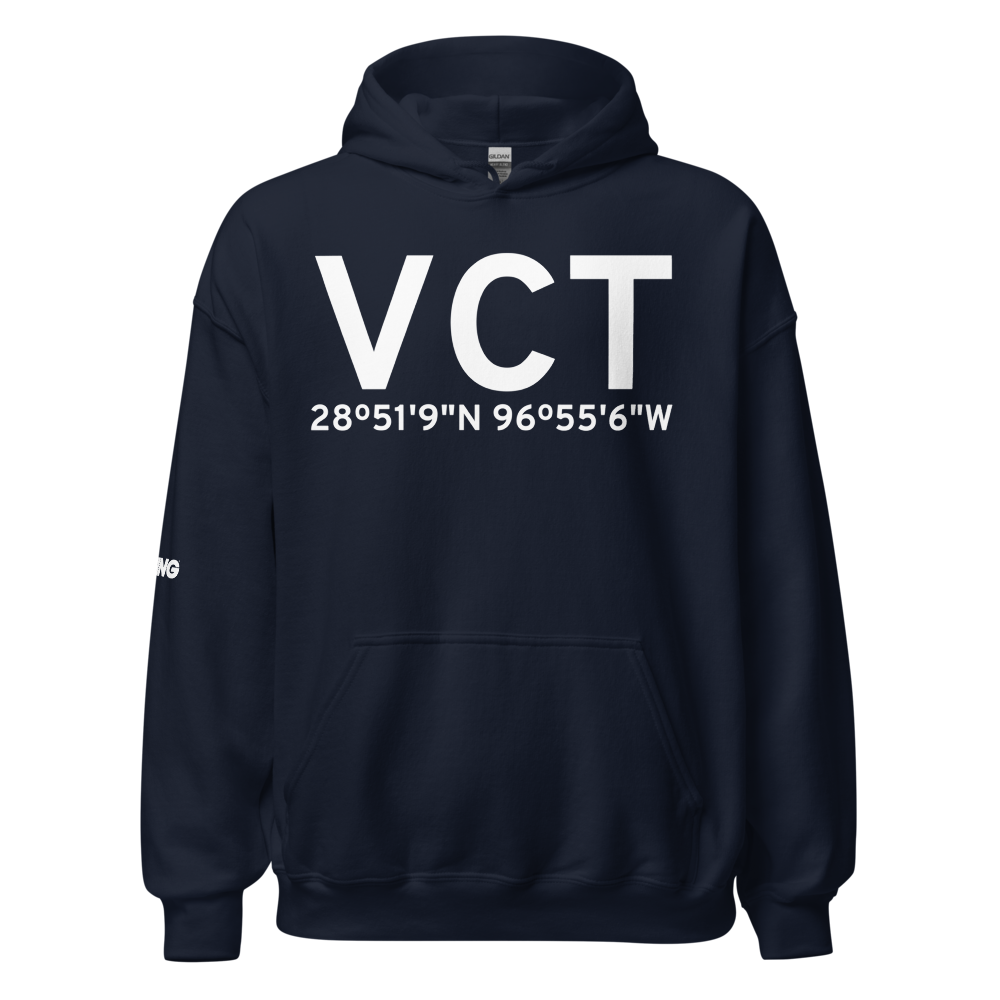 Victoria (KVCT) Airport Hoodie Sweatshirt 