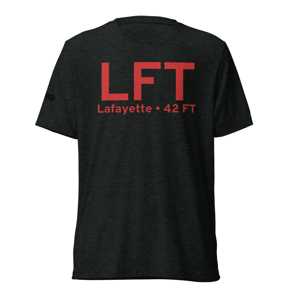 Lafayette (KLFT) Airport Tri-blend T-Shirt 