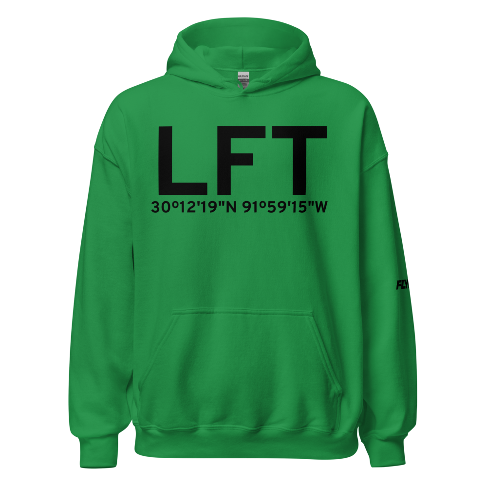 Lafayette (KLFT) Airport Hoodie Sweatshirt 