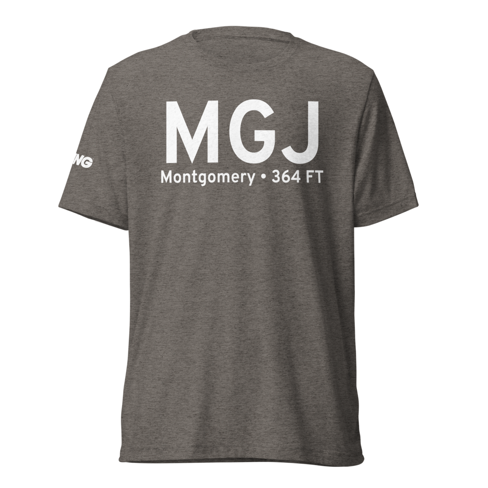 Montgomery (KMGJ) Airport Tri-blend T-Shirt 