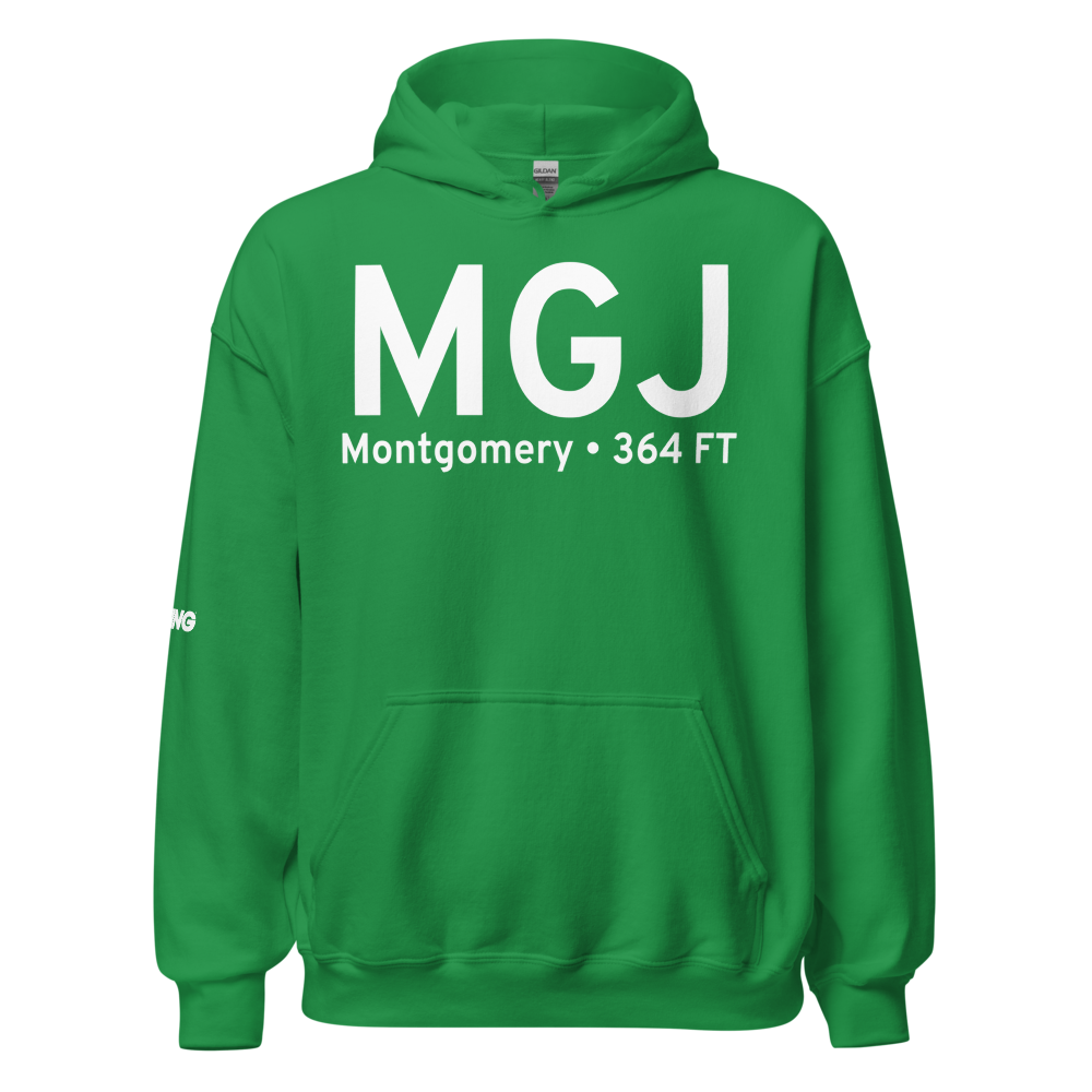 Montgomery (KMGJ) Airport Hoodie Sweatshirt 