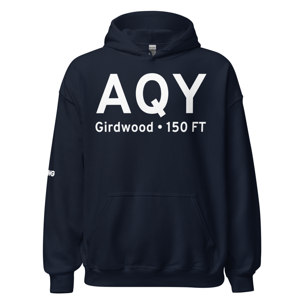 Girdwood (AQY) Airport Hoodie Sweatshirt 
