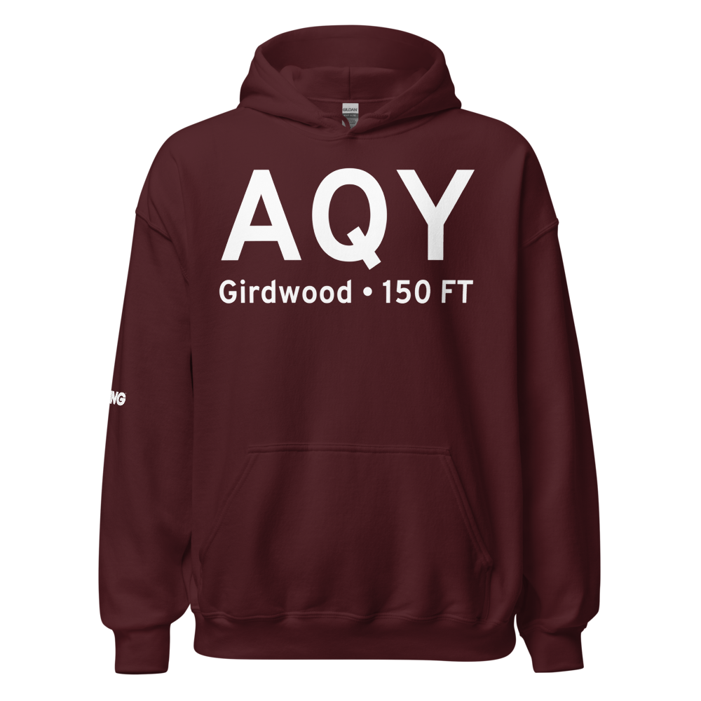 Girdwood (AQY) Airport Hoodie Sweatshirt 
