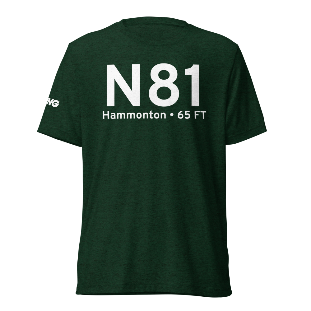Hammonton (KN81) Airport Tri-blend T-Shirt 
