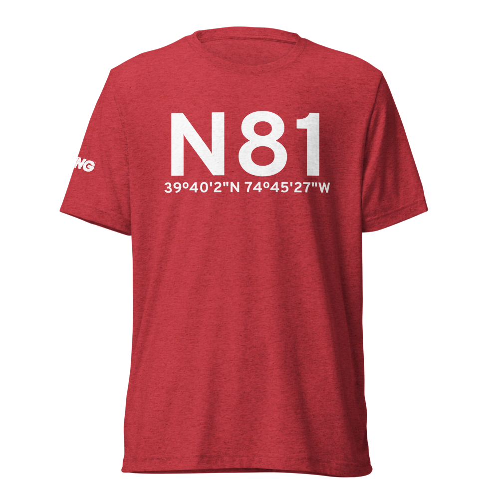 Hammonton (KN81) Airport Tri-blend T-Shirt 