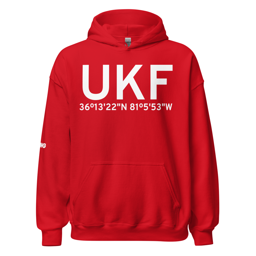North Wilkesboro (KUKF) Airport Hoodie Sweatshirt 