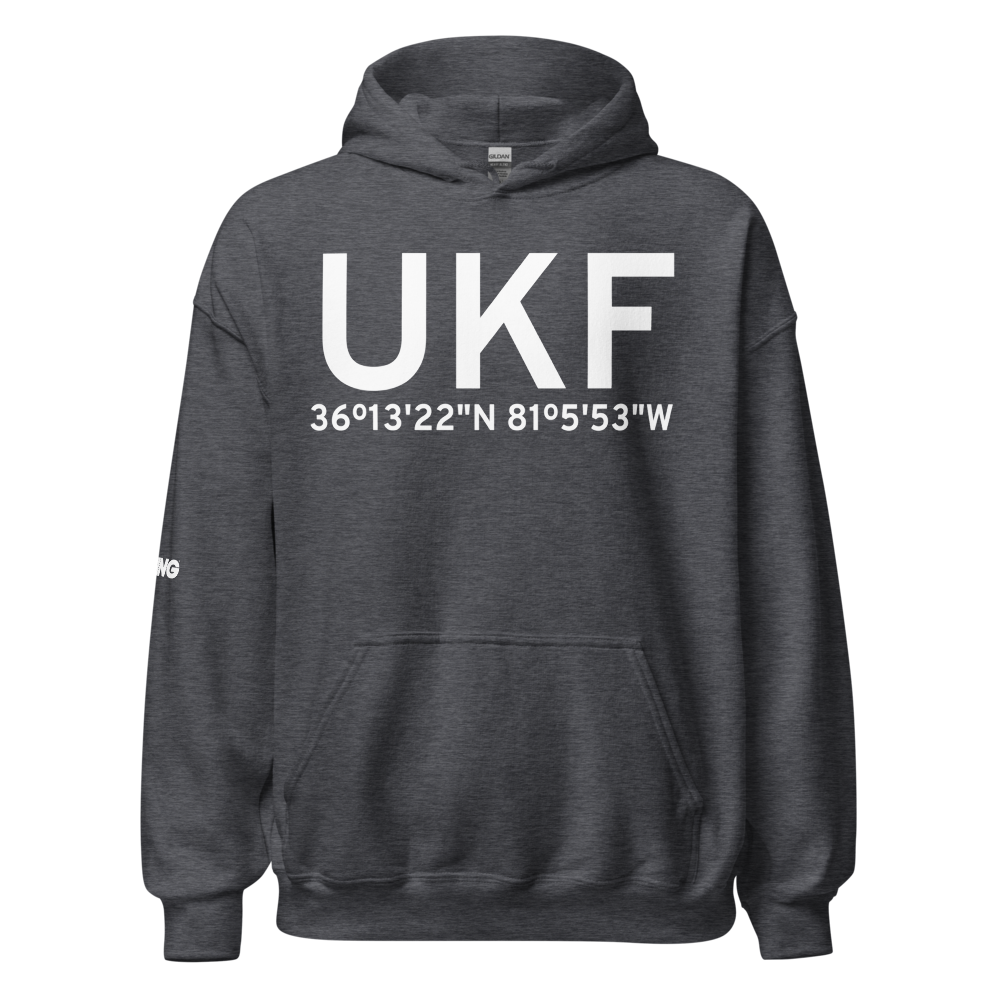 North Wilkesboro (KUKF) Airport Hoodie Sweatshirt 