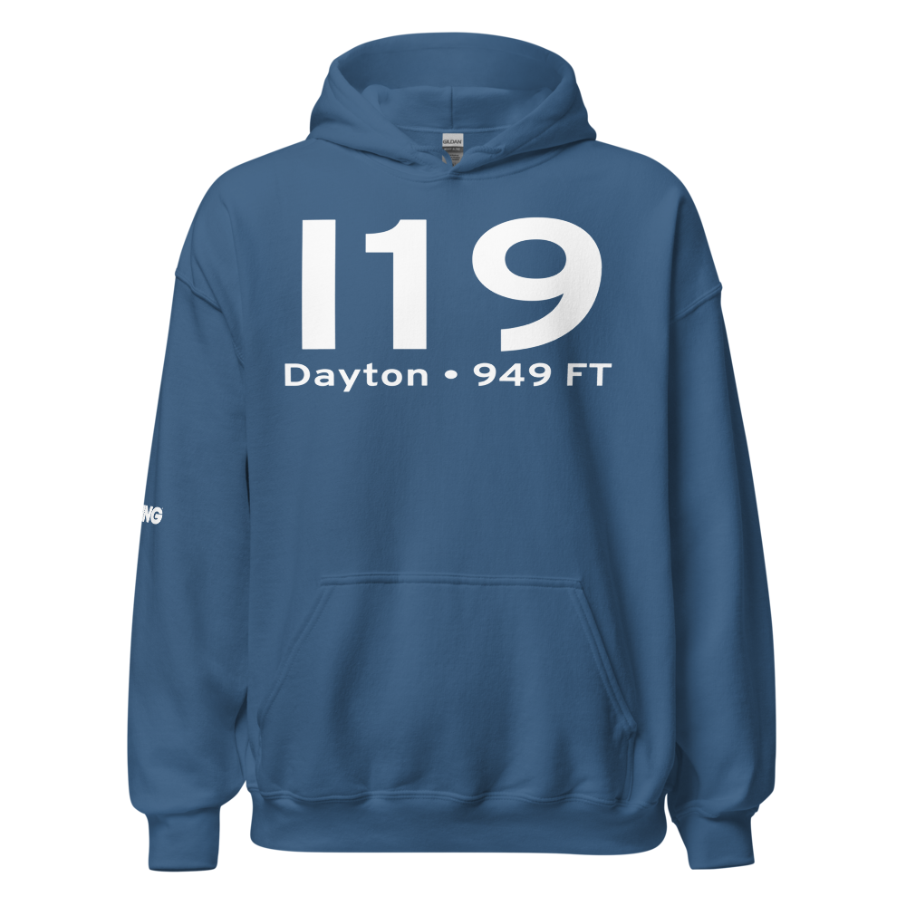 Dayton (I19) Airport Hoodie Sweatshirt 