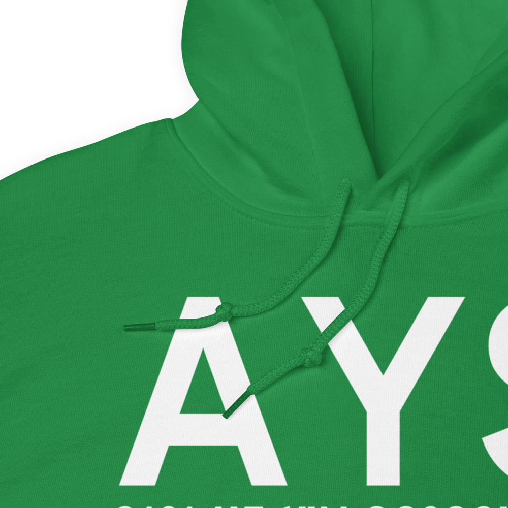 Waycross (KAYS) Airport Hoodie Sweatshirt 