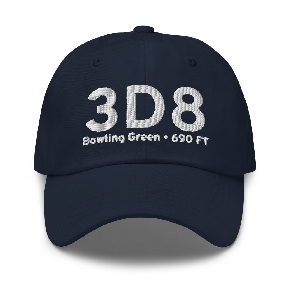 Bowling Green (3D8) Airport Hat 