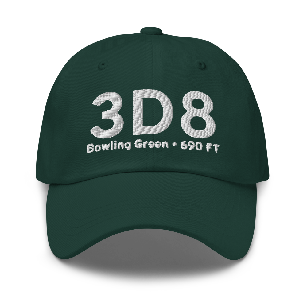 Bowling Green (3D8) Airport Hat 