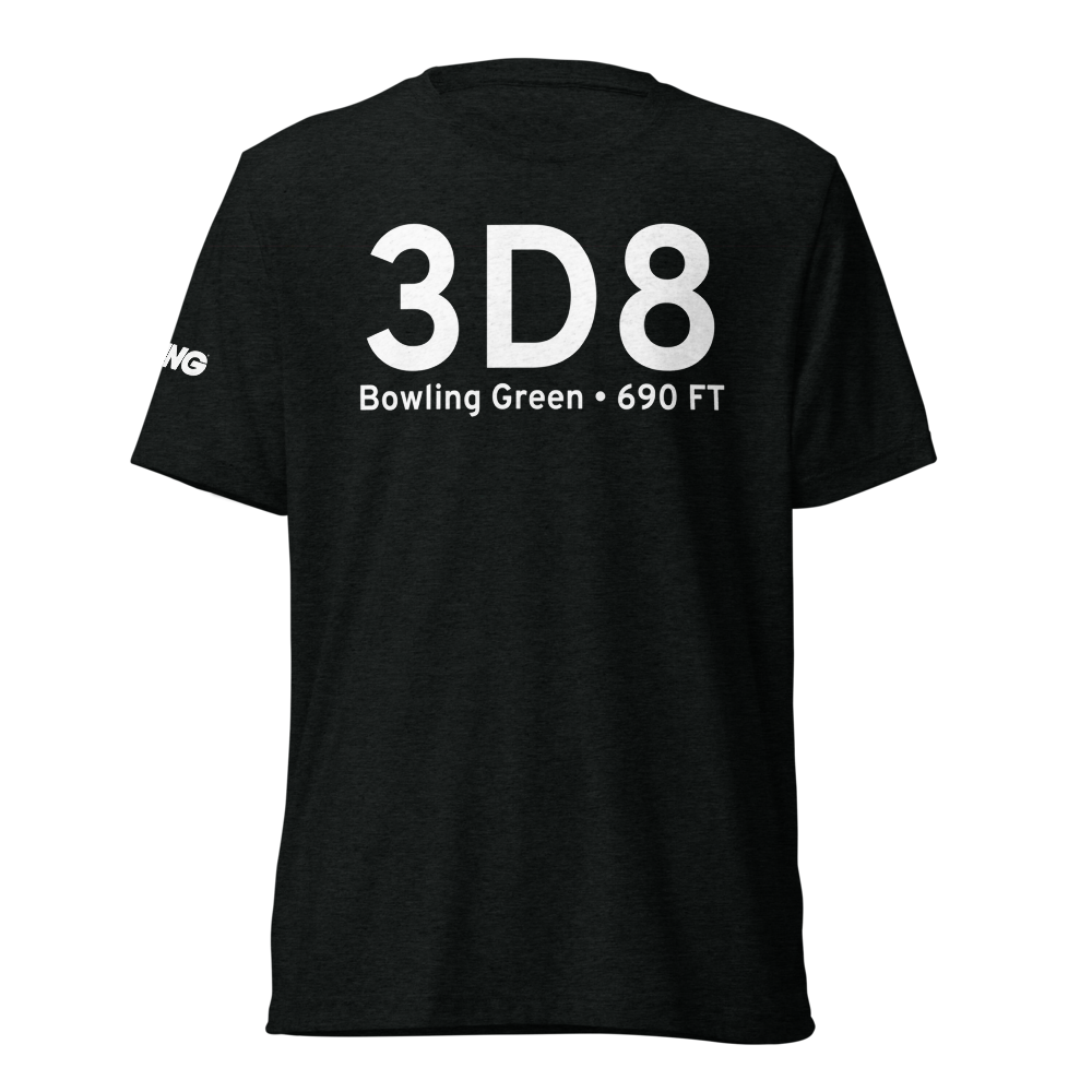 Bowling Green (3D8) Airport Tri-blend T-Shirt 