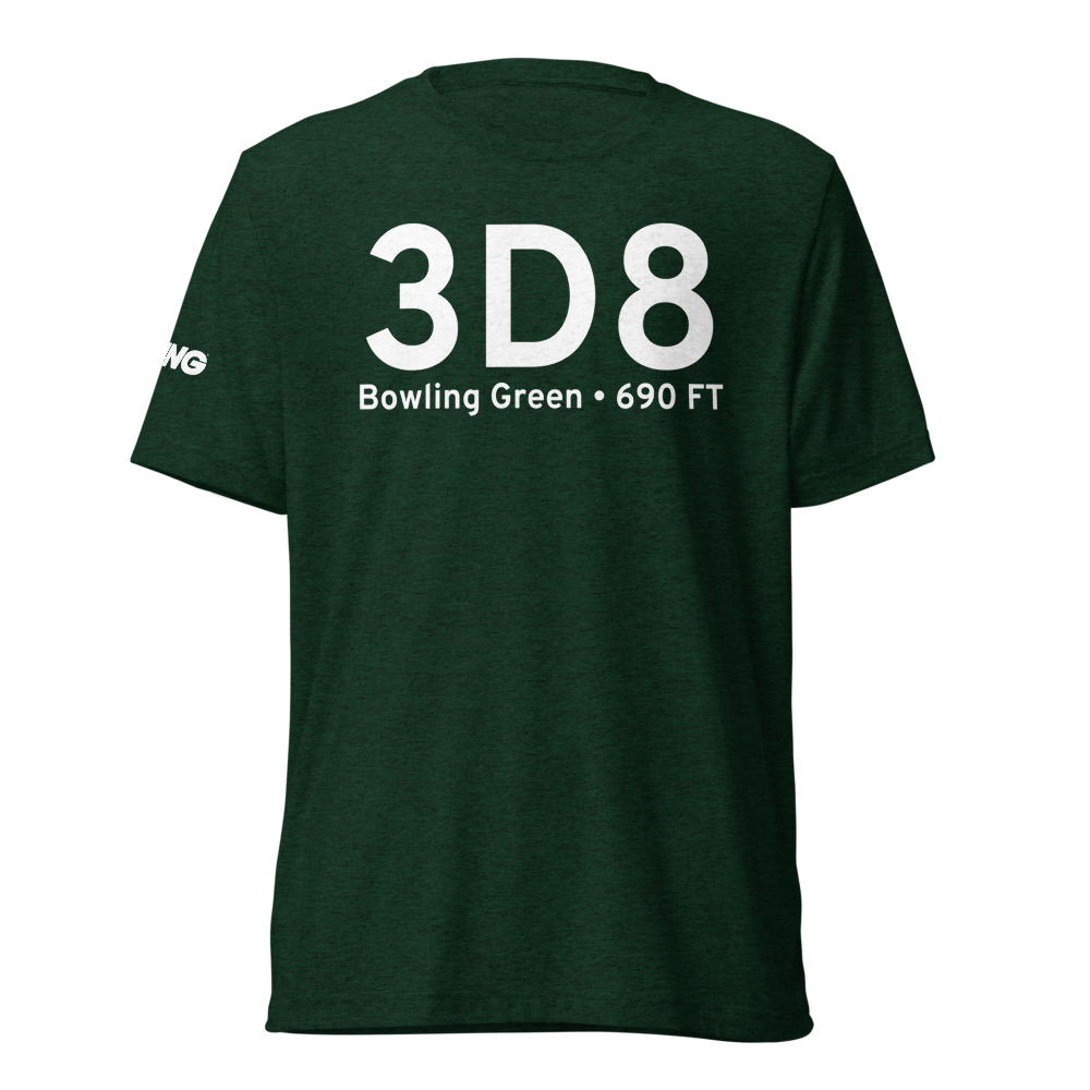 Bowling Green (3D8) Airport Tri-blend T-Shirt 