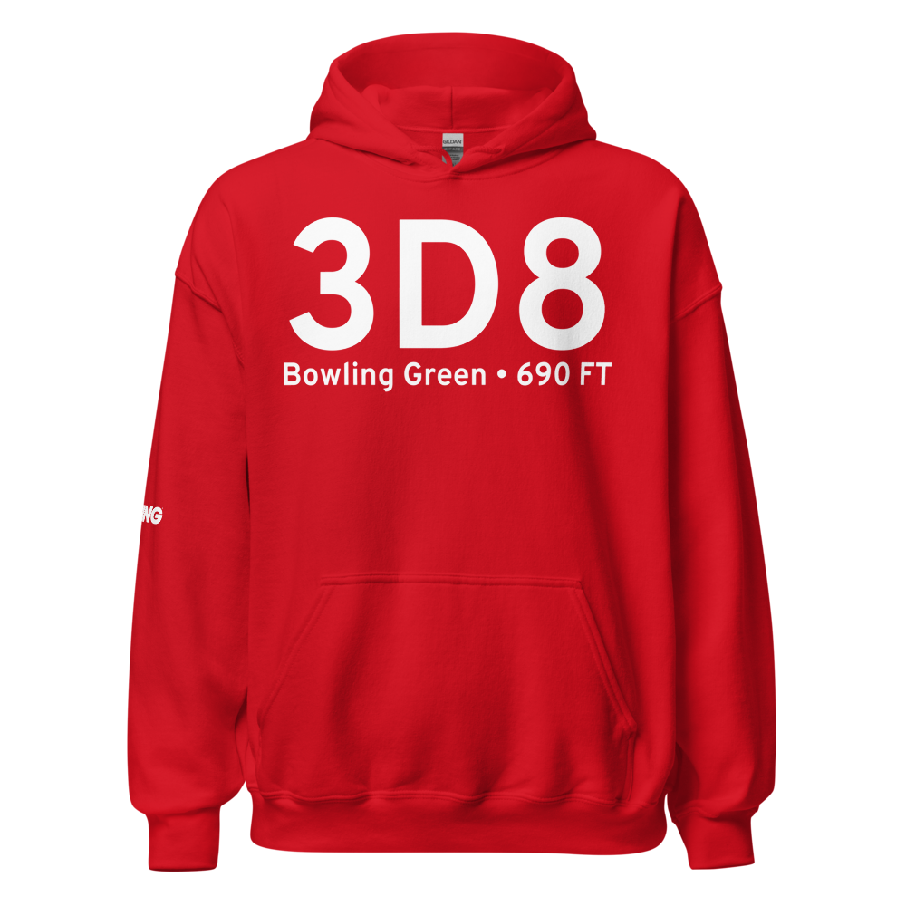 Bowling Green (3D8) Airport Hoodie Sweatshirt 