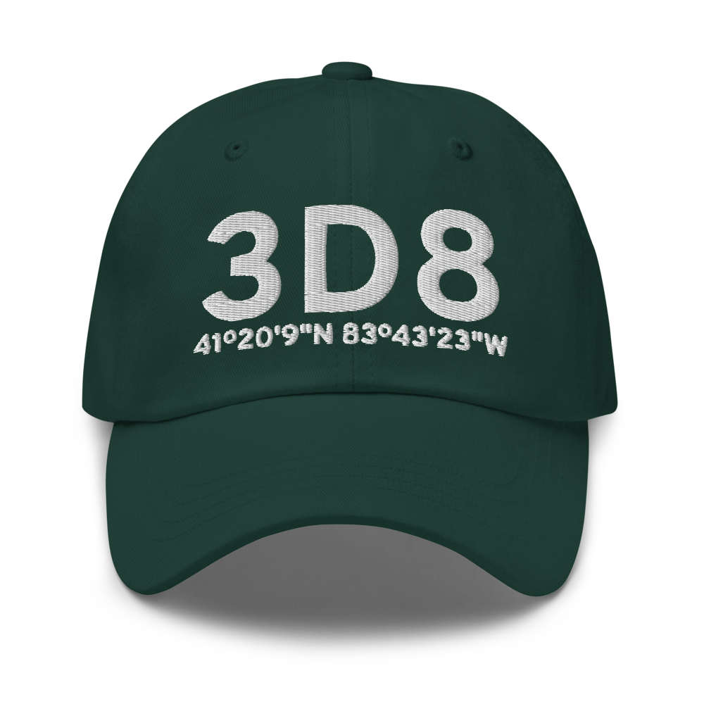 Bowling Green (3D8) Airport Hat 