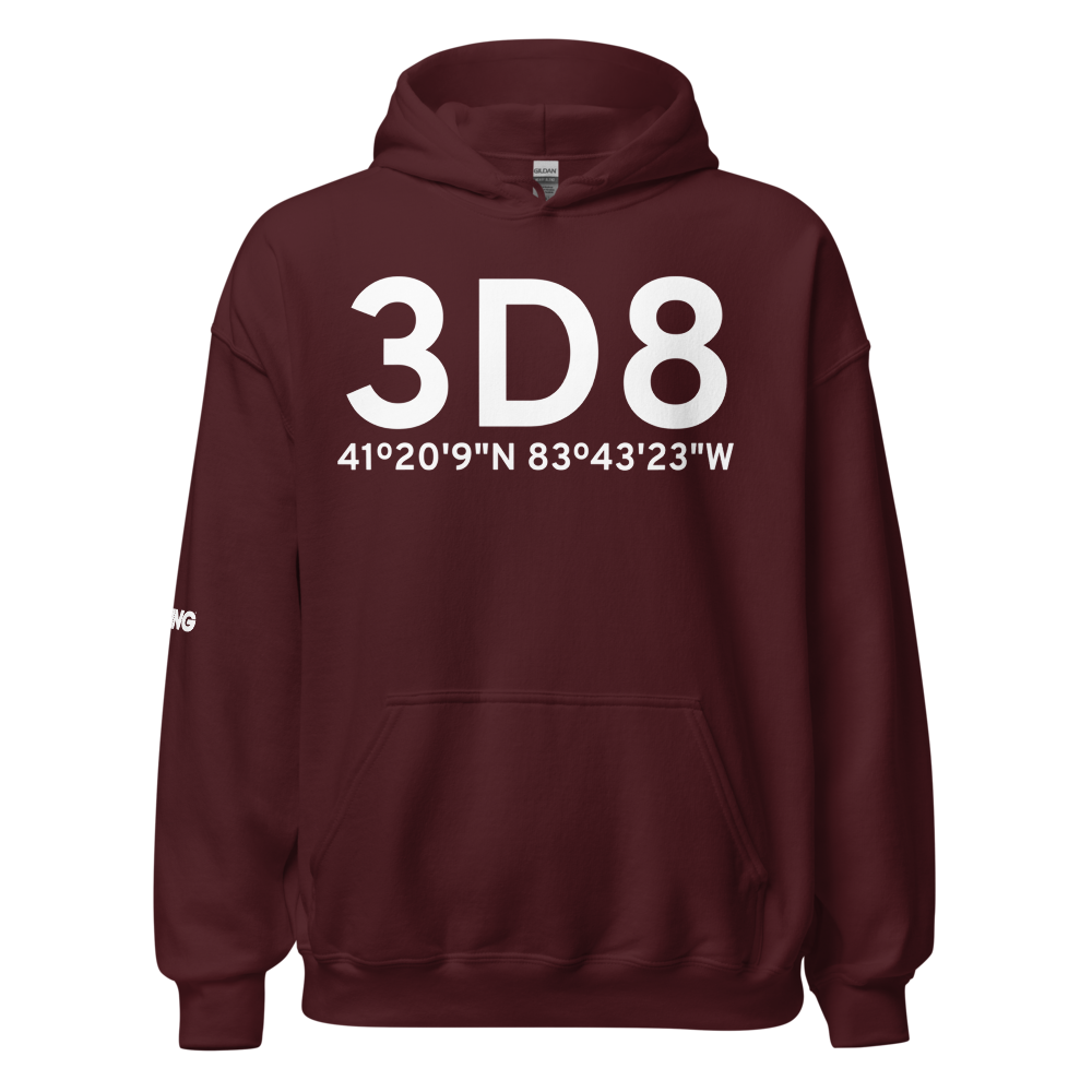 Bowling Green (3D8) Airport Hoodie Sweatshirt 