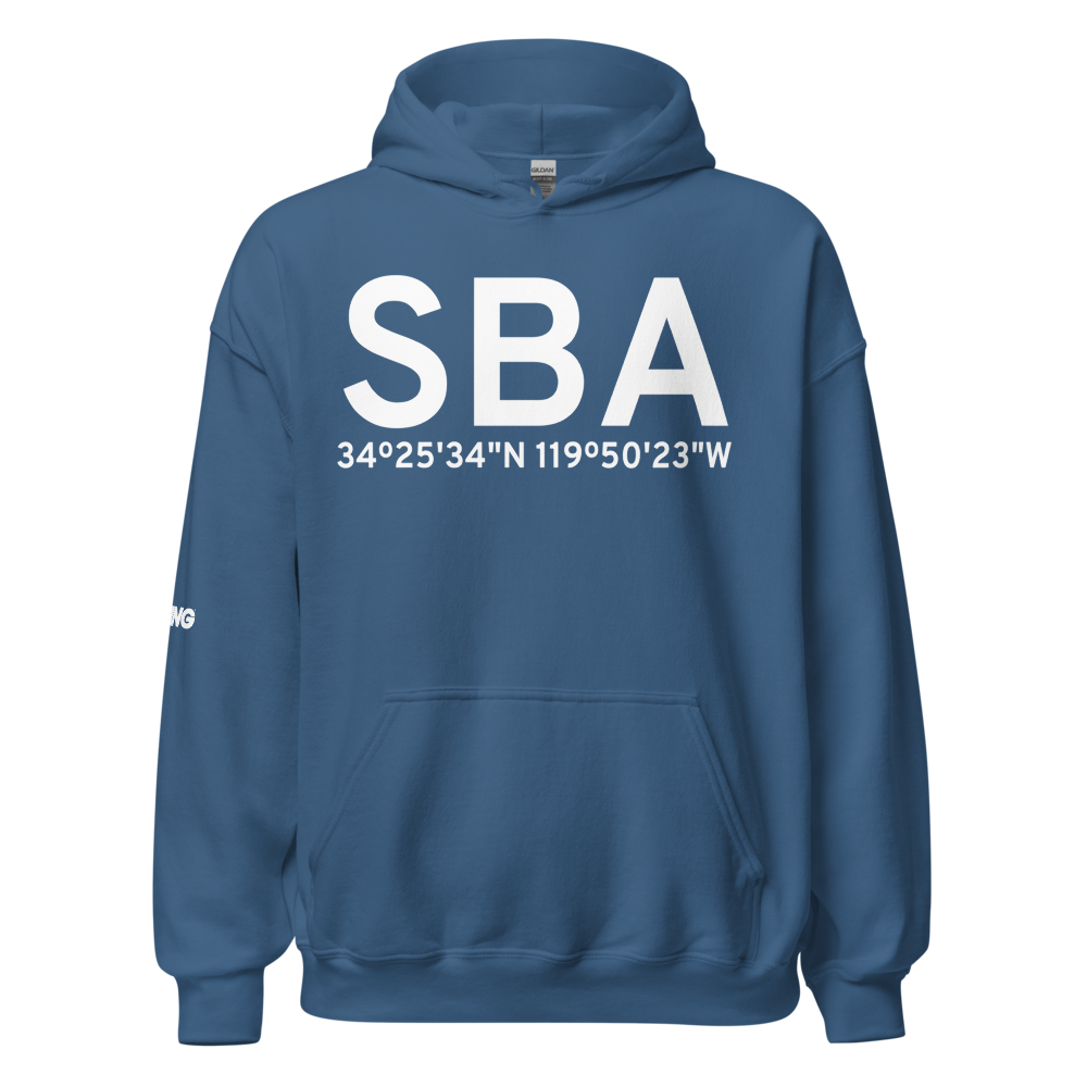 Santa Barbara (KSBA) Airport Hoodie Sweatshirt 