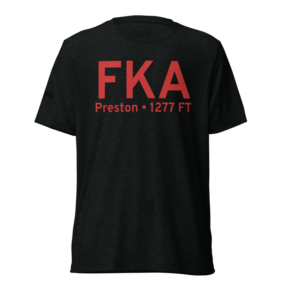 Preston (KFKA) Airport Tri-blend T-Shirt 