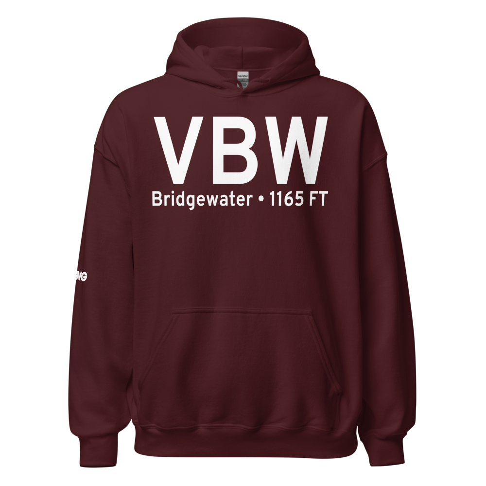 Bridgewater (VBW) Airport Hoodie Sweatshirt 