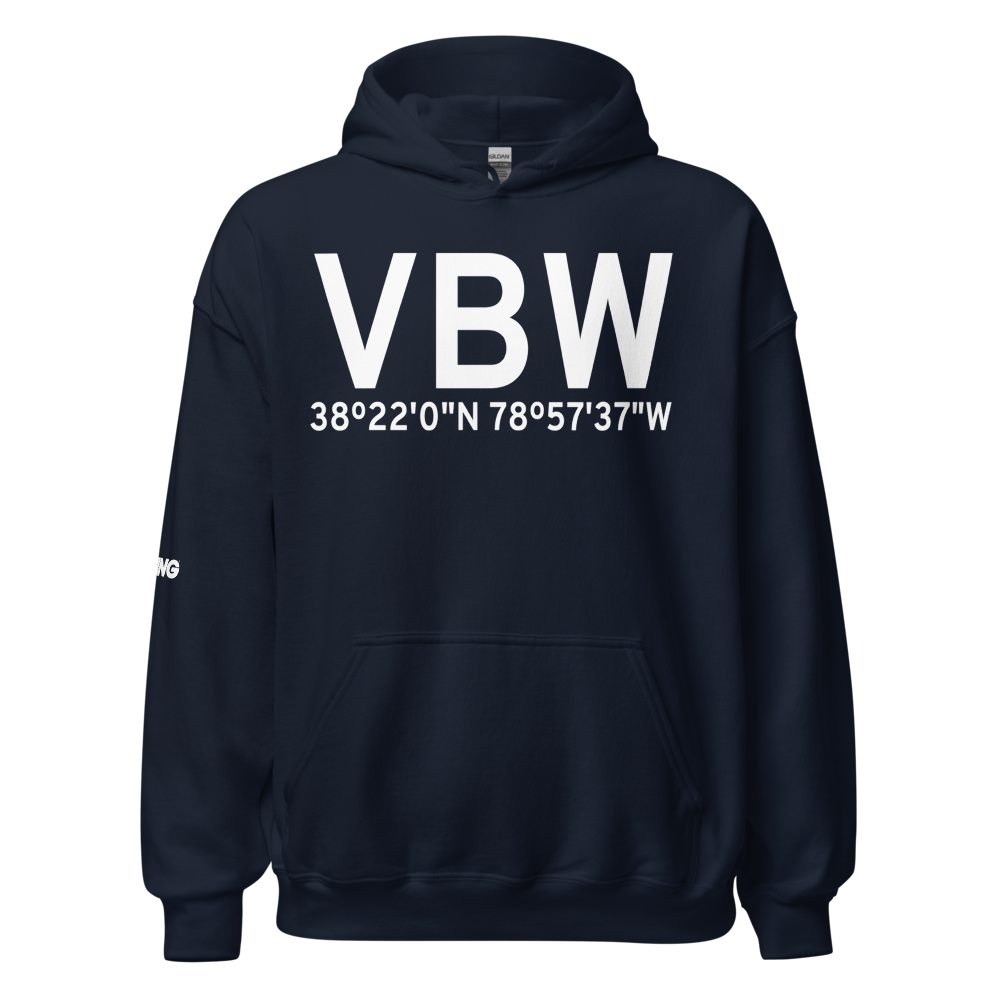 Bridgewater (VBW) Airport Hoodie Sweatshirt 
