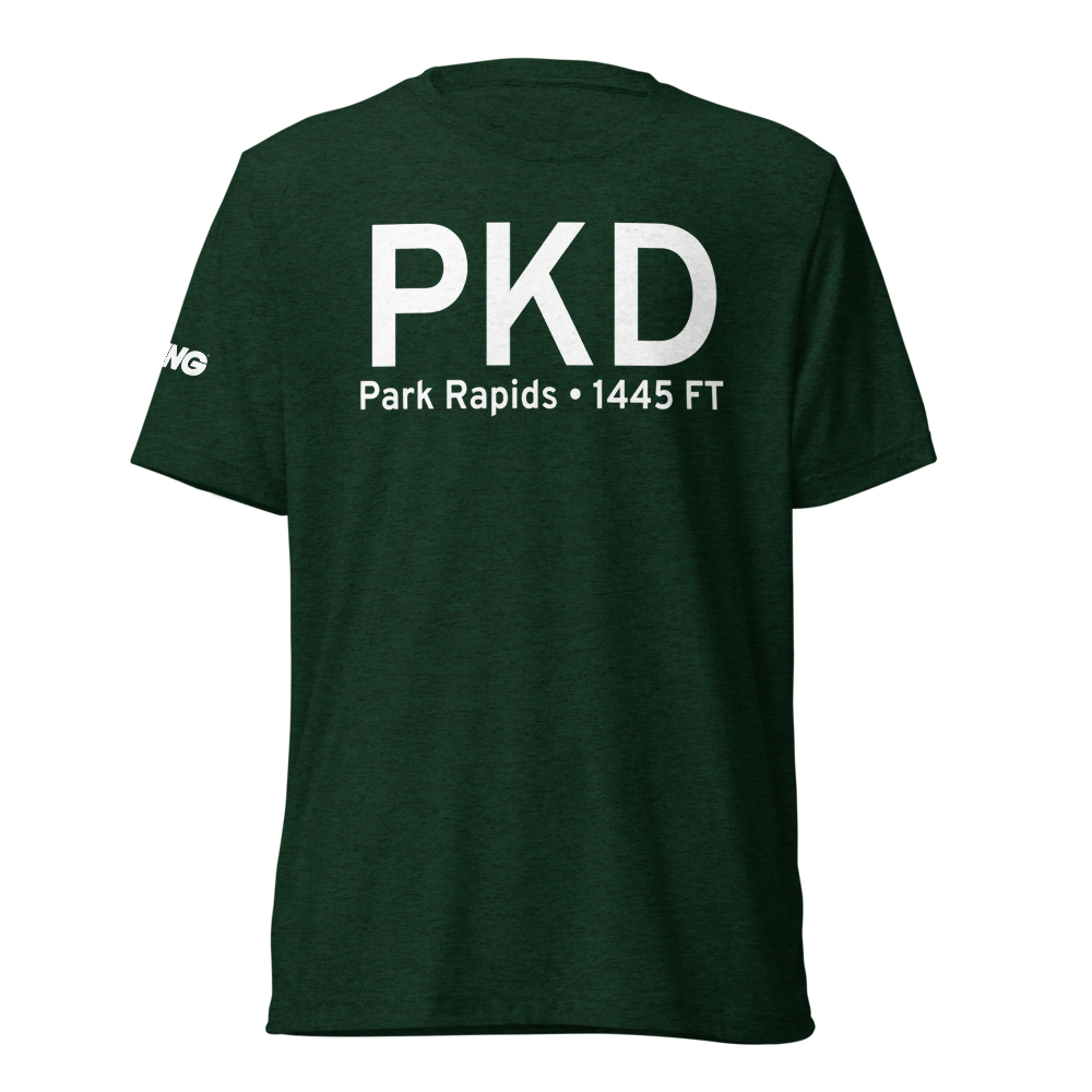 Park Rapids (KPKD) Airport Tri-blend T-Shirt 