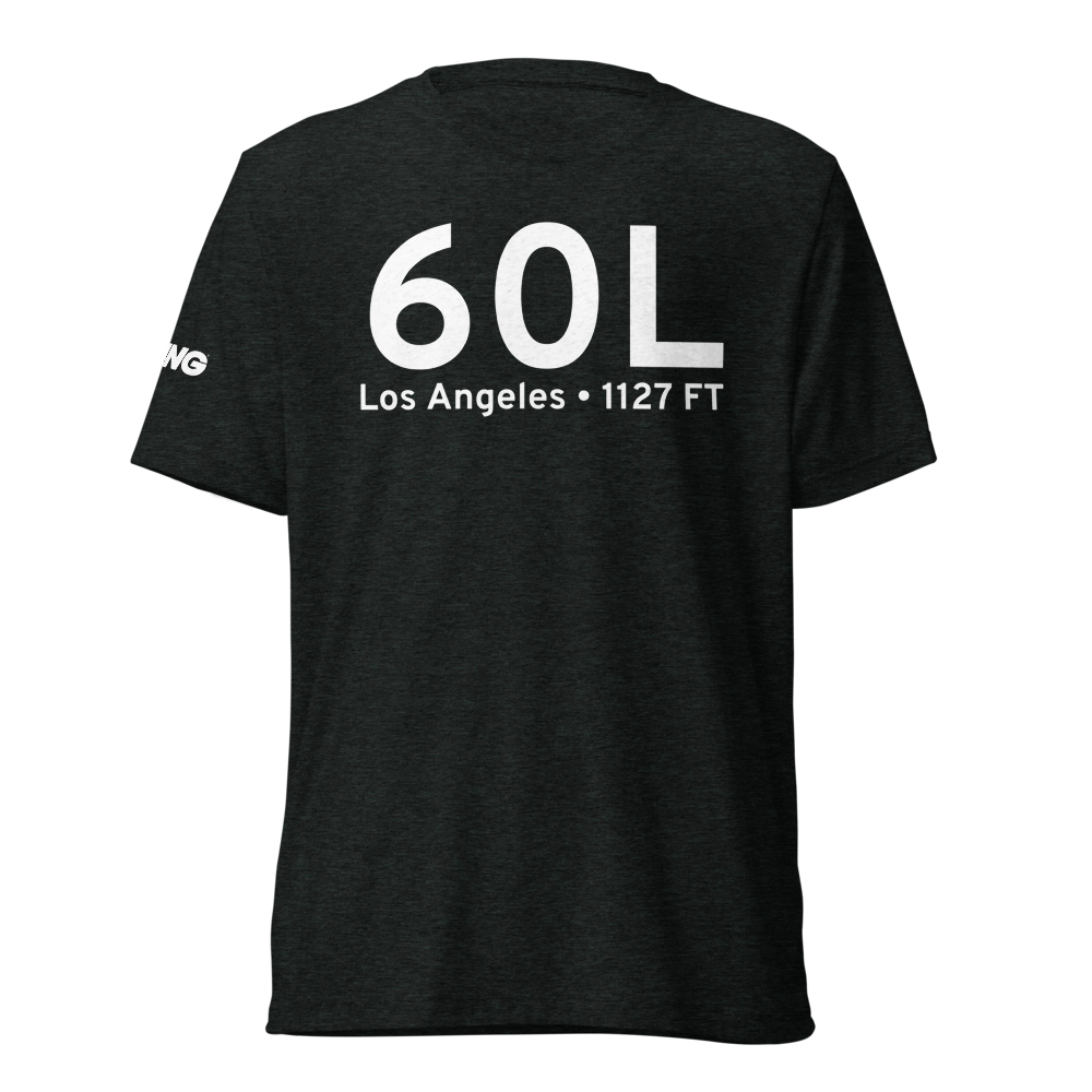 Los Angeles (60L) Airport Tri-blend T-Shirt 
