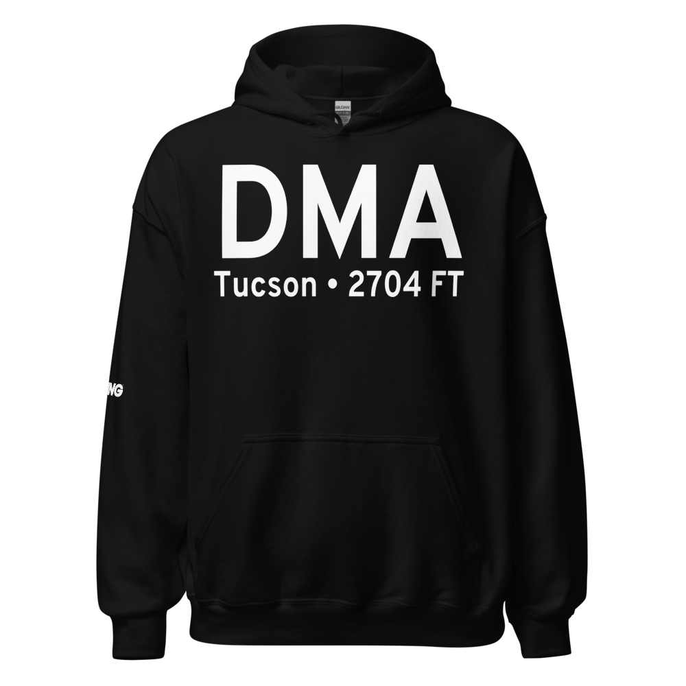 Tucson (KDMA) Airport Hoodie Sweatshirt 