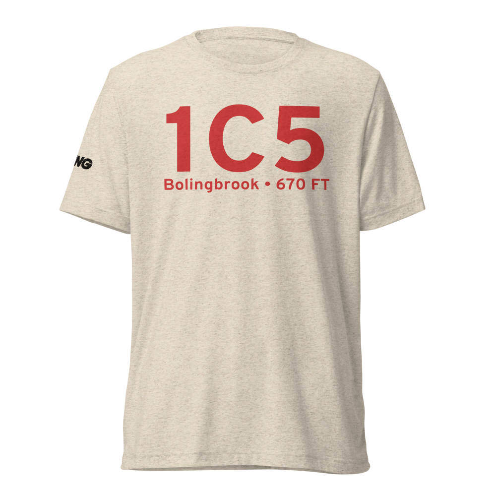 Bolingbrook (K1C5) Airport Tri-blend T-Shirt 