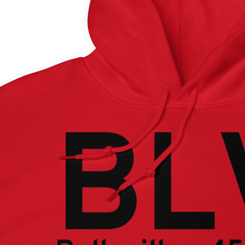 Belleville (KBLV) Airport Hoodie Sweatshirt 