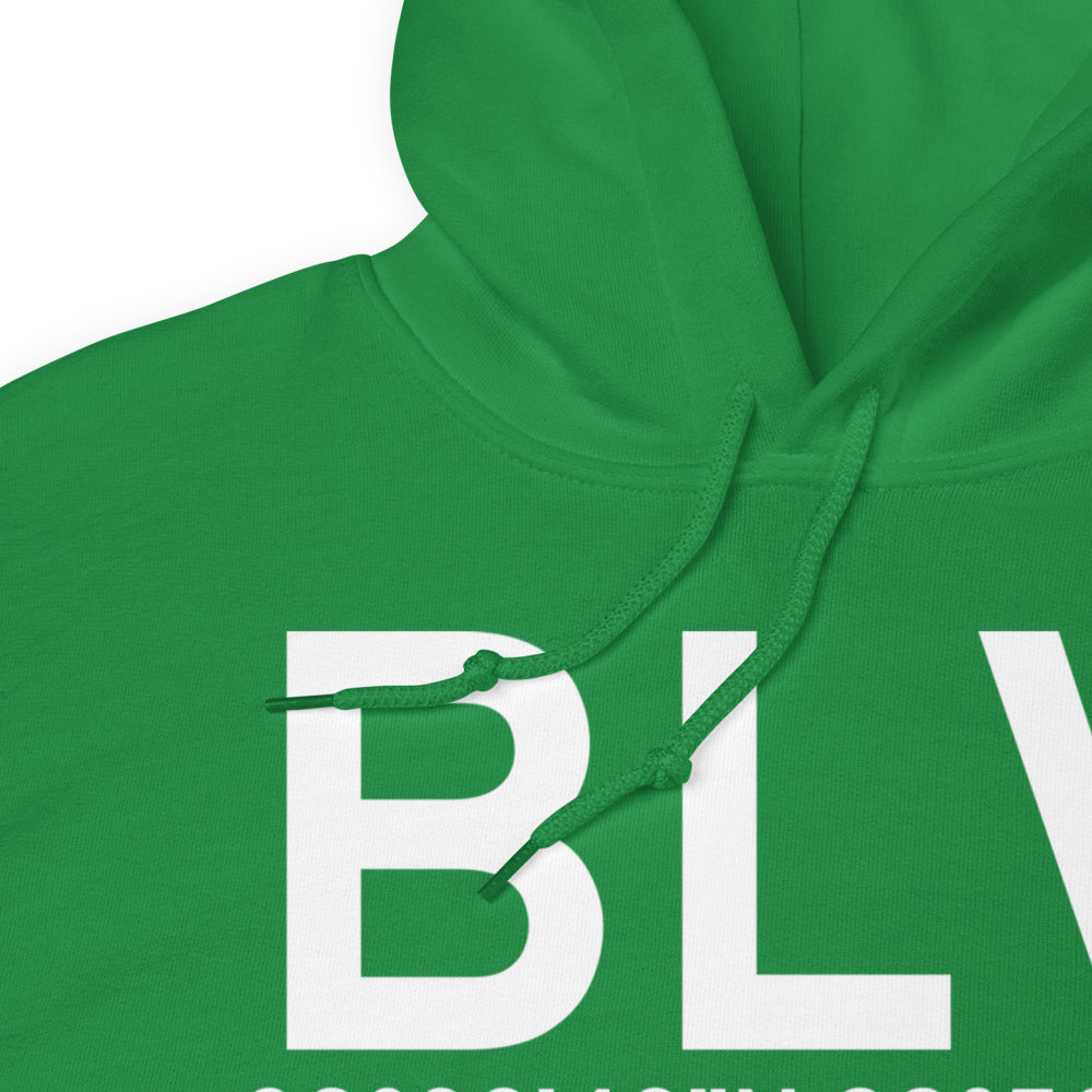 Belleville (KBLV) Airport Hoodie Sweatshirt 