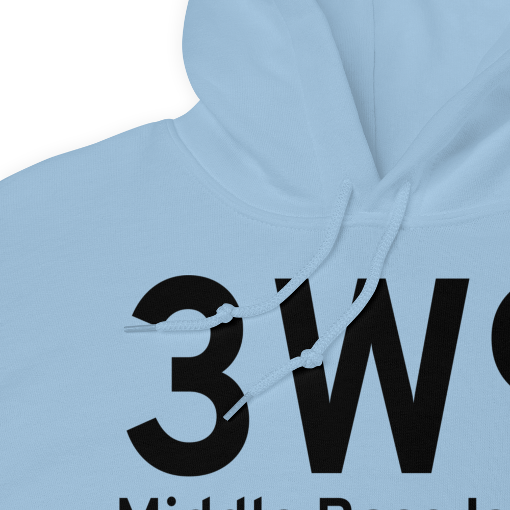 Middle Bass Island (3W9) Airport Hoodie Sweatshirt 