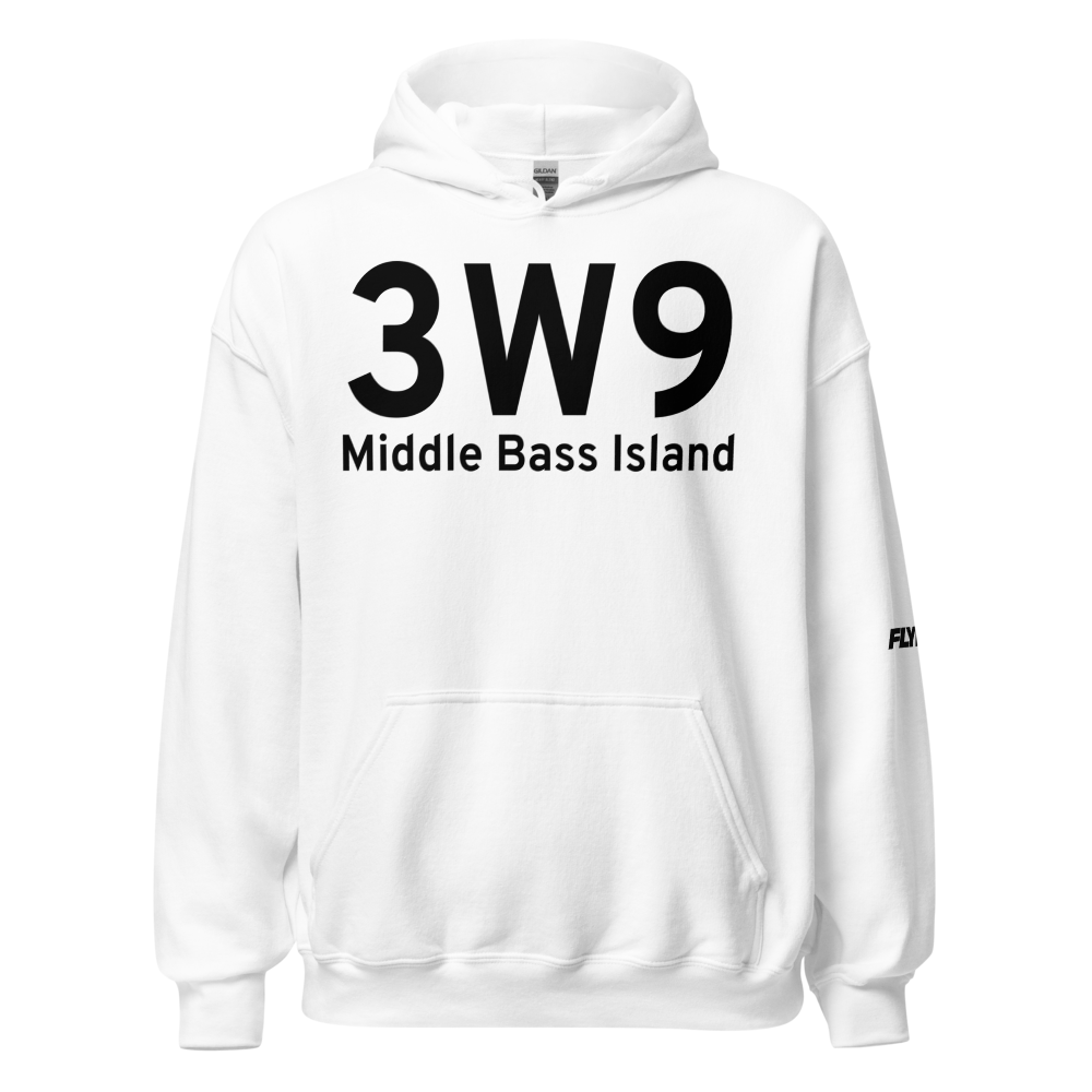 Middle Bass Island (3W9) Airport Hoodie Sweatshirt 