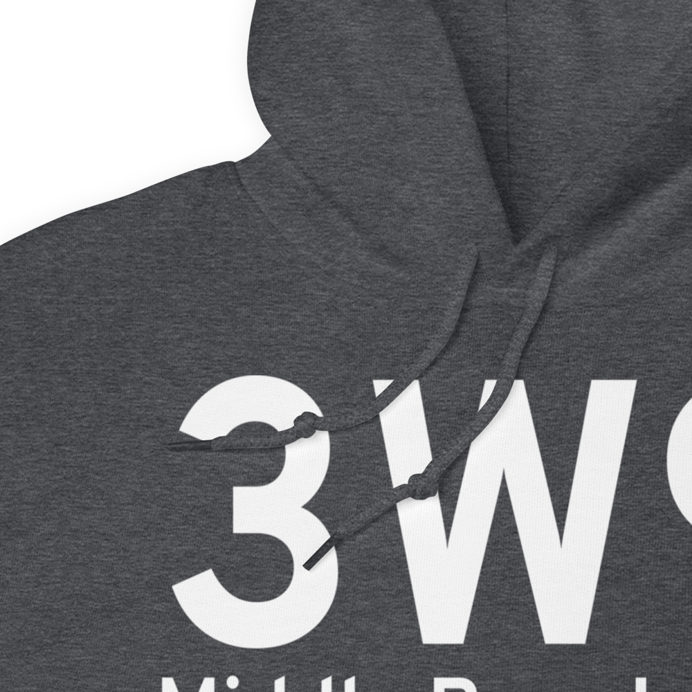 Middle Bass Island (3W9) Airport Hoodie Sweatshirt 