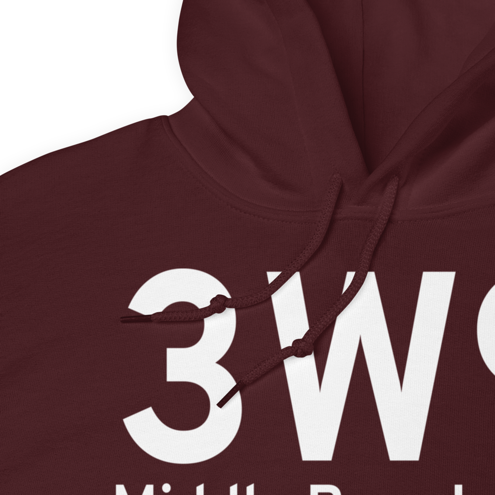 Middle Bass Island (3W9) Airport Hoodie Sweatshirt 