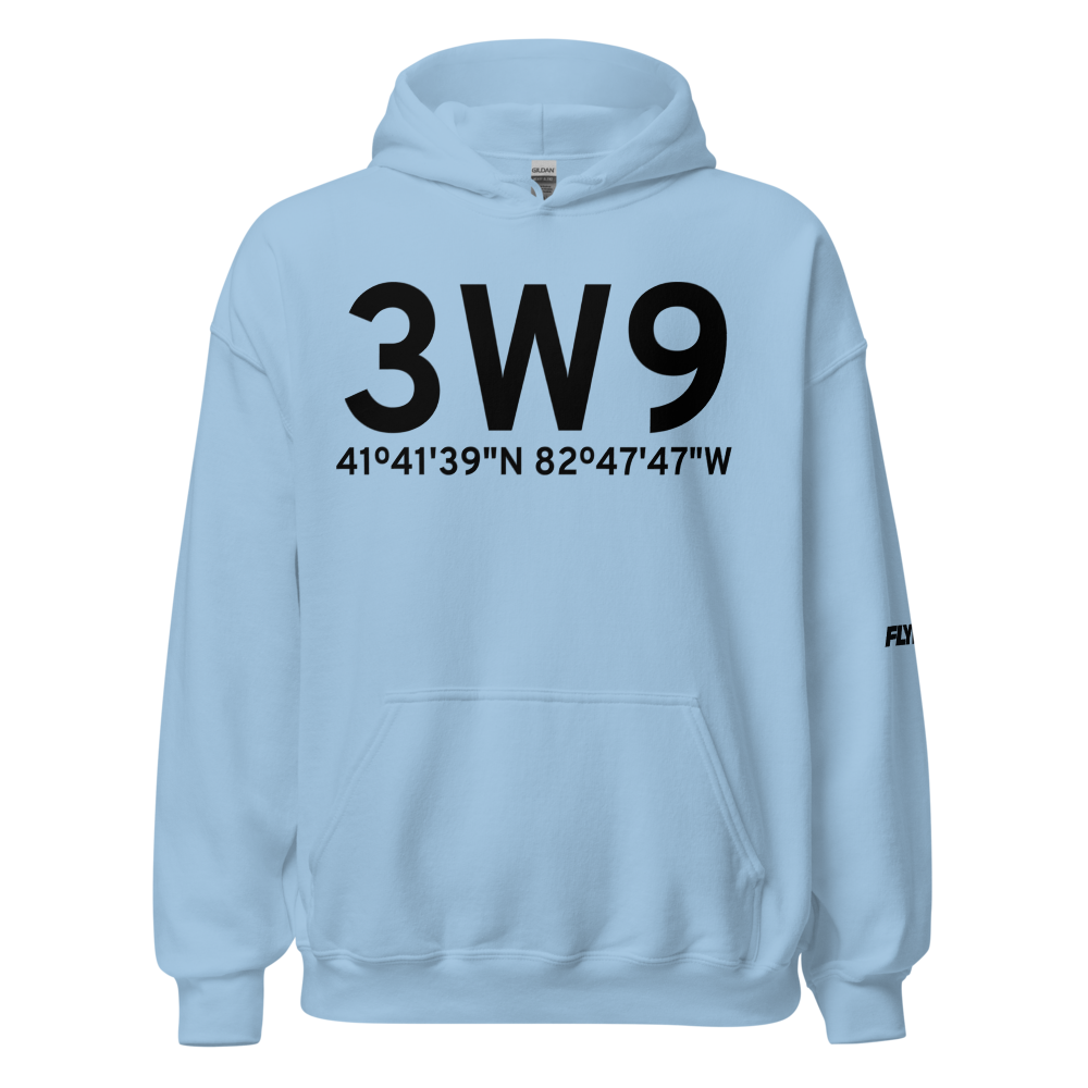 Middle Bass Island (3W9) Airport Hoodie Sweatshirt 