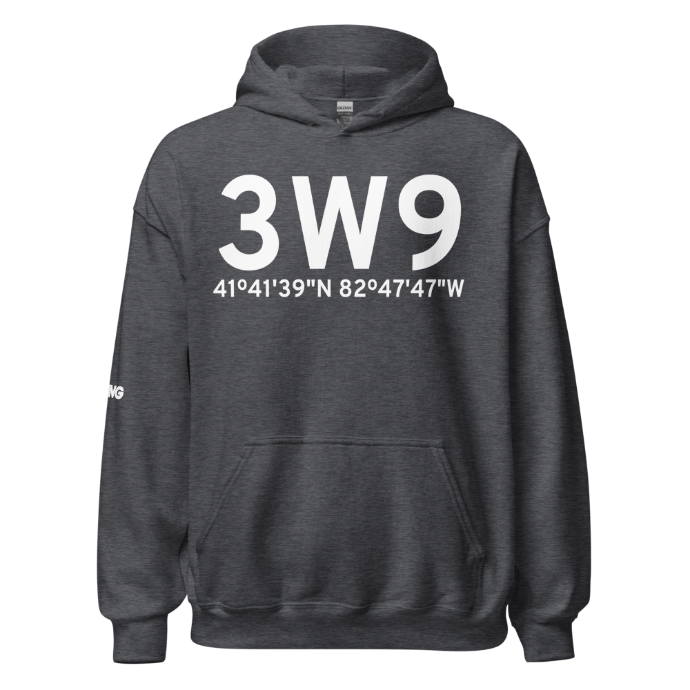 Middle Bass Island (3W9) Airport Hoodie Sweatshirt 