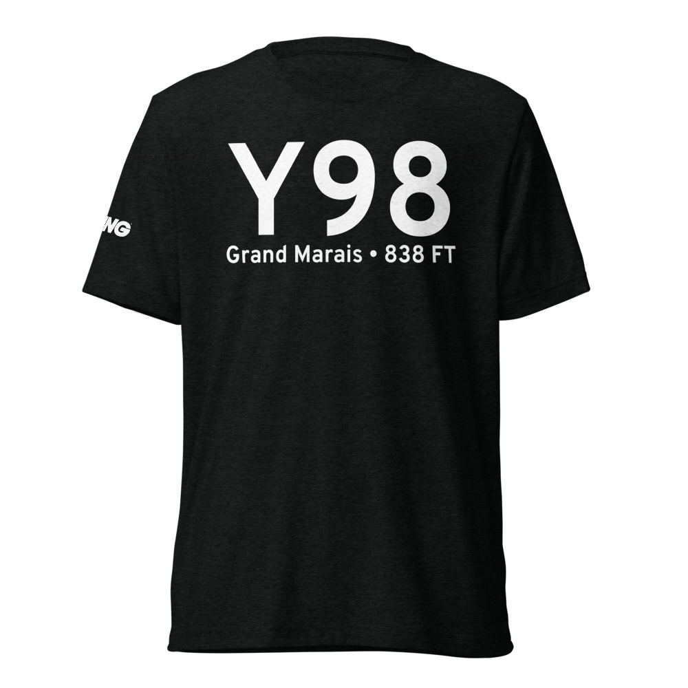 Grand Marais (Y98) Airport Tri-blend T-Shirt 