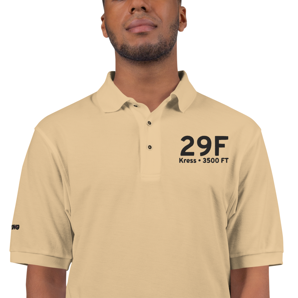 Kress (29F) Airport Port Authority Embroidered Polo Shirt 