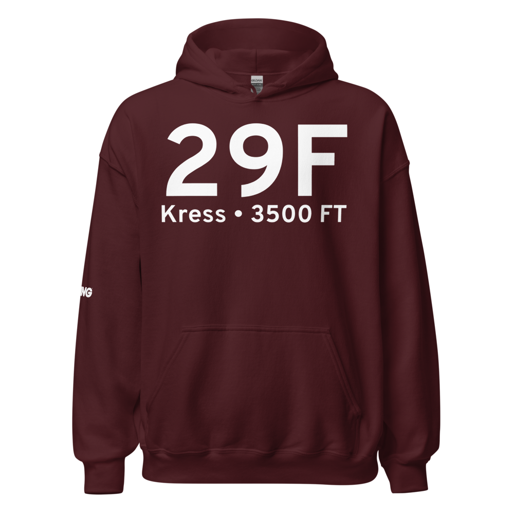 Kress (29F) Airport Hoodie Sweatshirt 