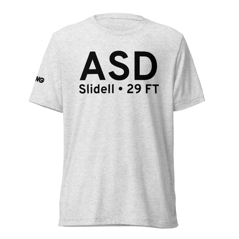 Slidell (KASD) Airport Tri-blend T-Shirt 