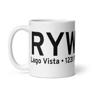 Lago Vista (KRYW) Airport Mug