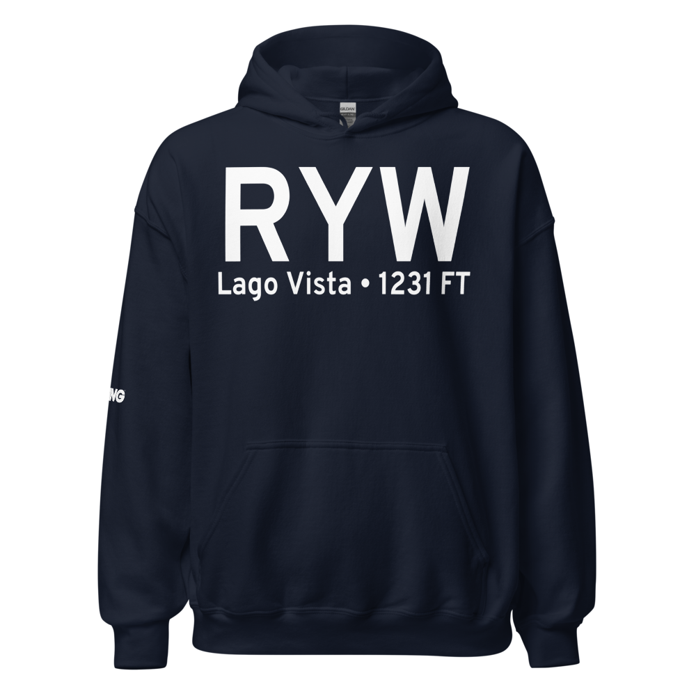 Lago Vista (KRYW) Airport Hoodie Sweatshirt 